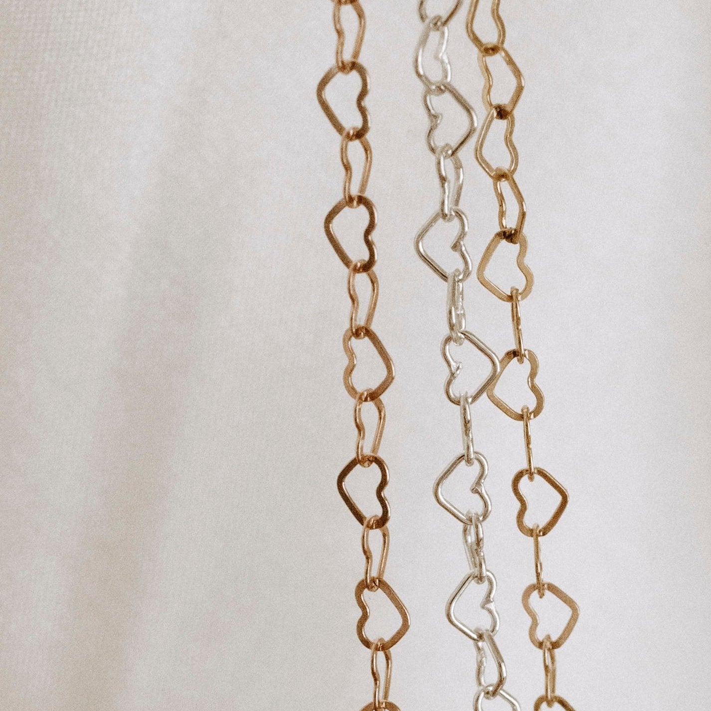 14k Gold Heart Necklaces