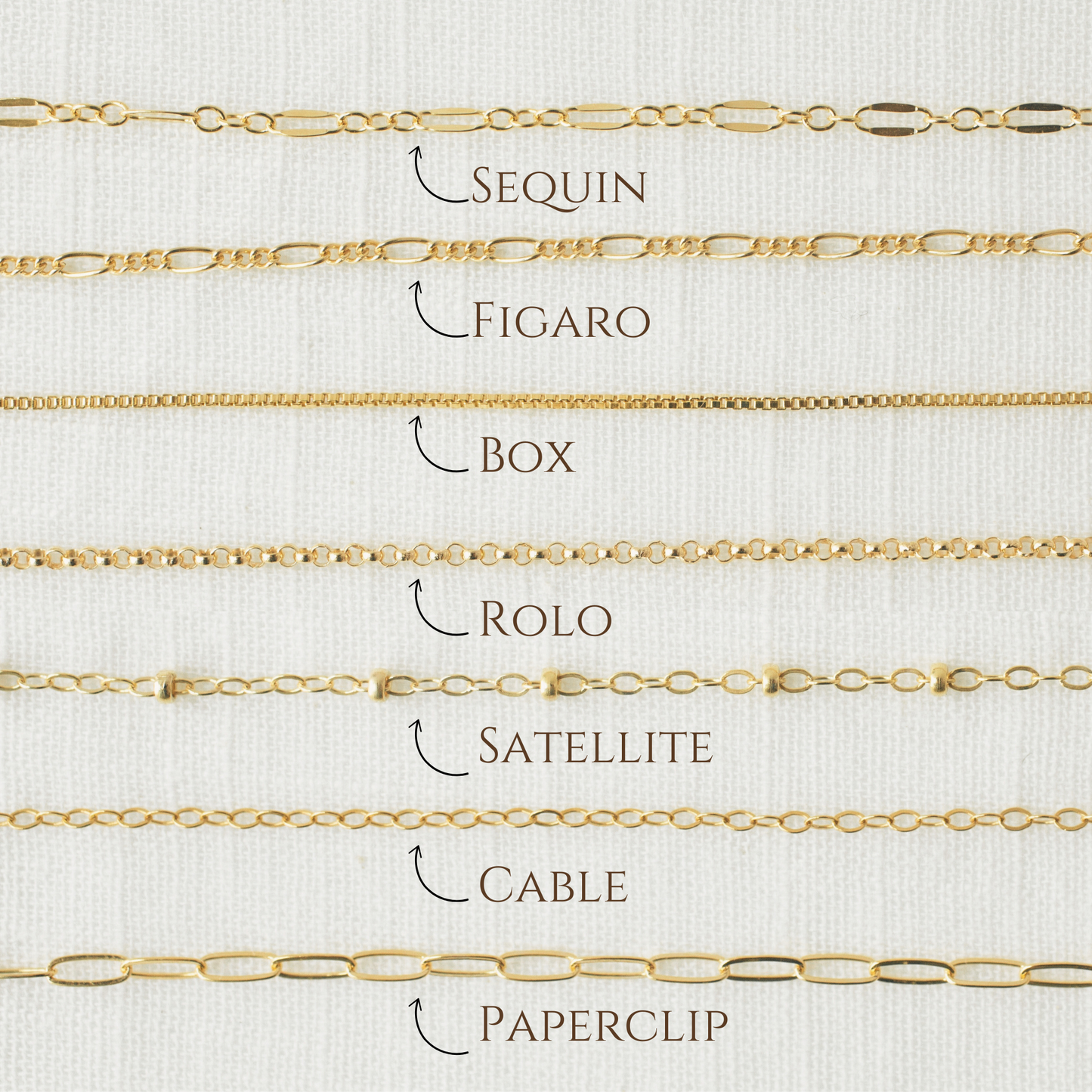 14K Gold Filled Chains