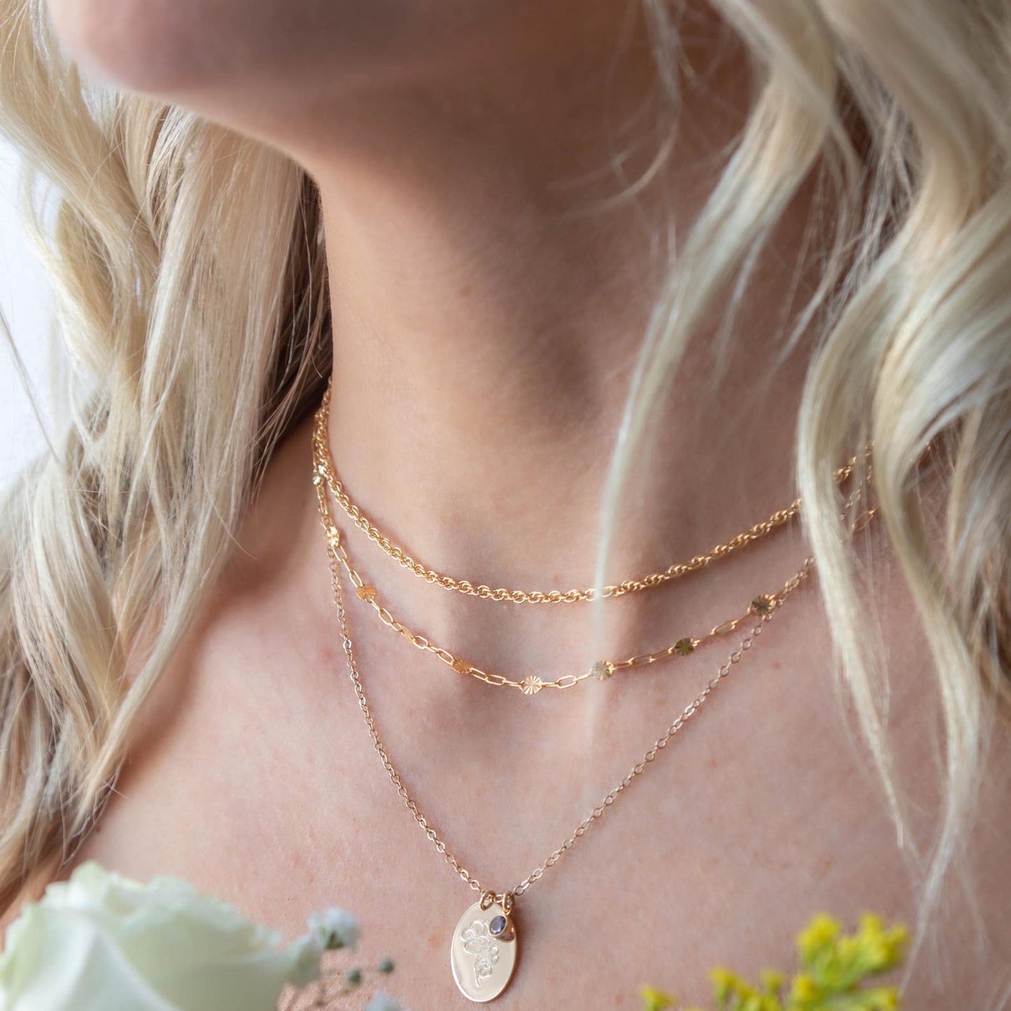 Sterling Silver Elsie Necklace