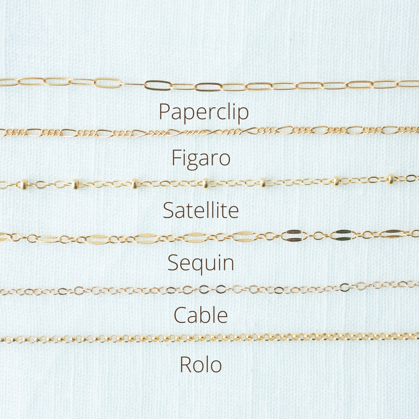 Gold Filled Dainty Chains