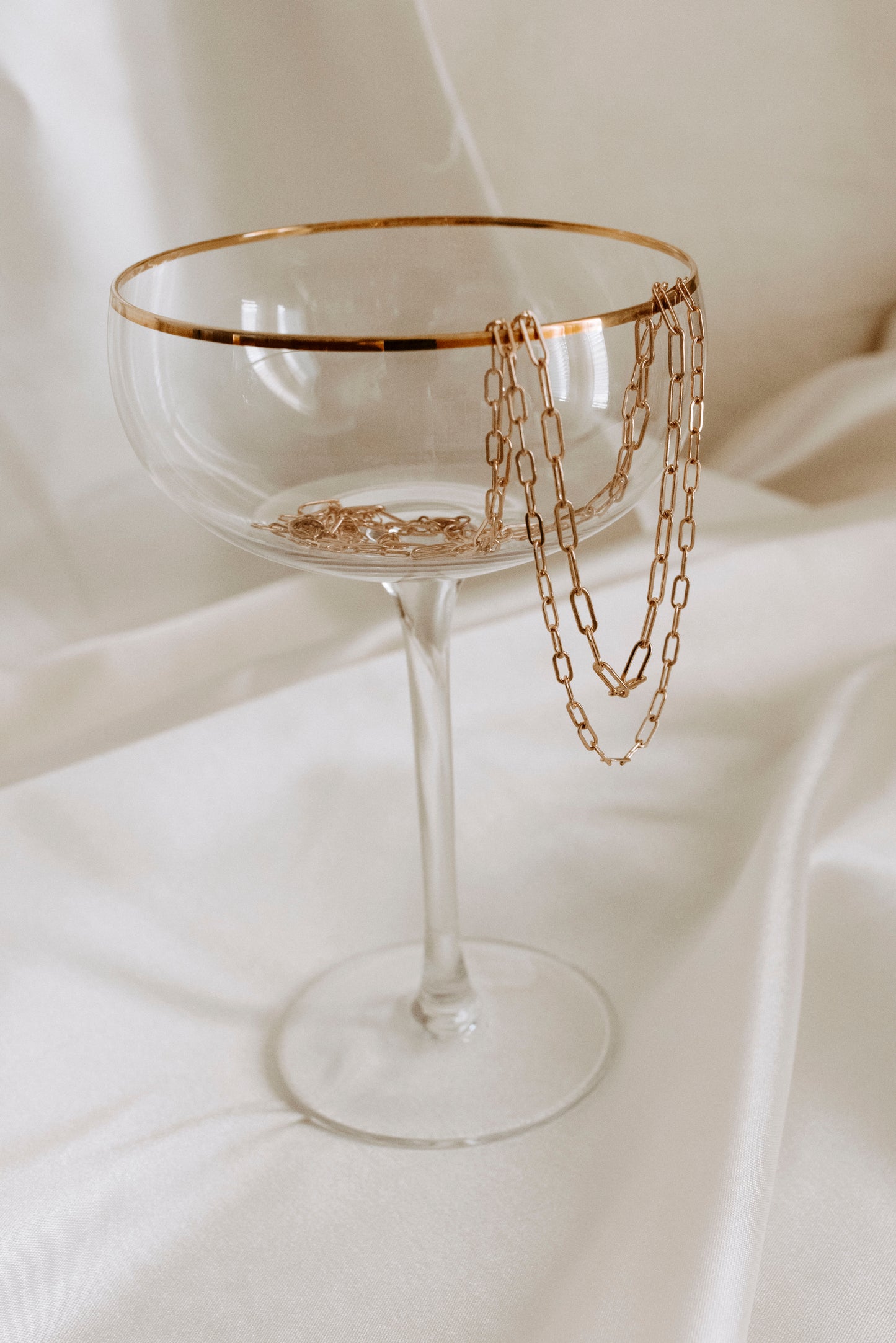 Rose Gold Paperclip Necklace