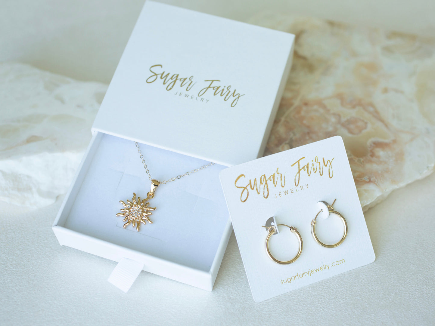 Rose Gold Mini Chain Earrings