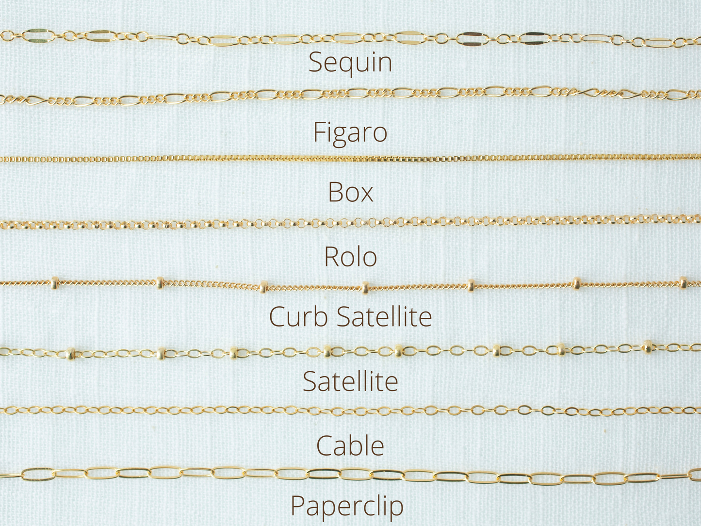 Tiny Letter Necklace