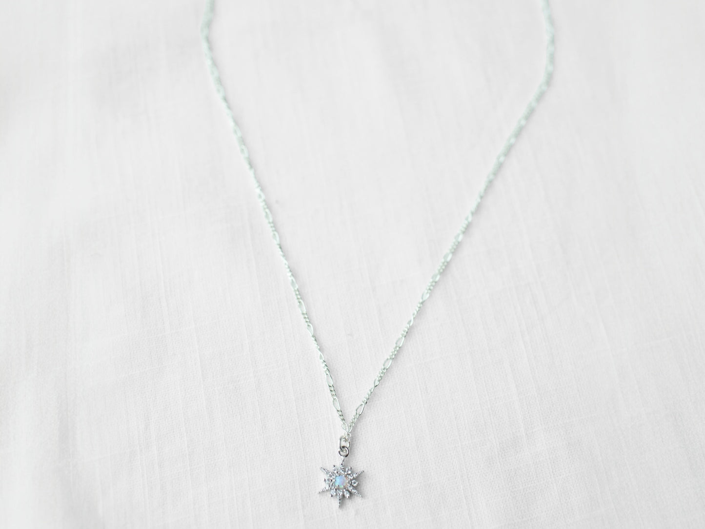 Silver Starburst Necklace