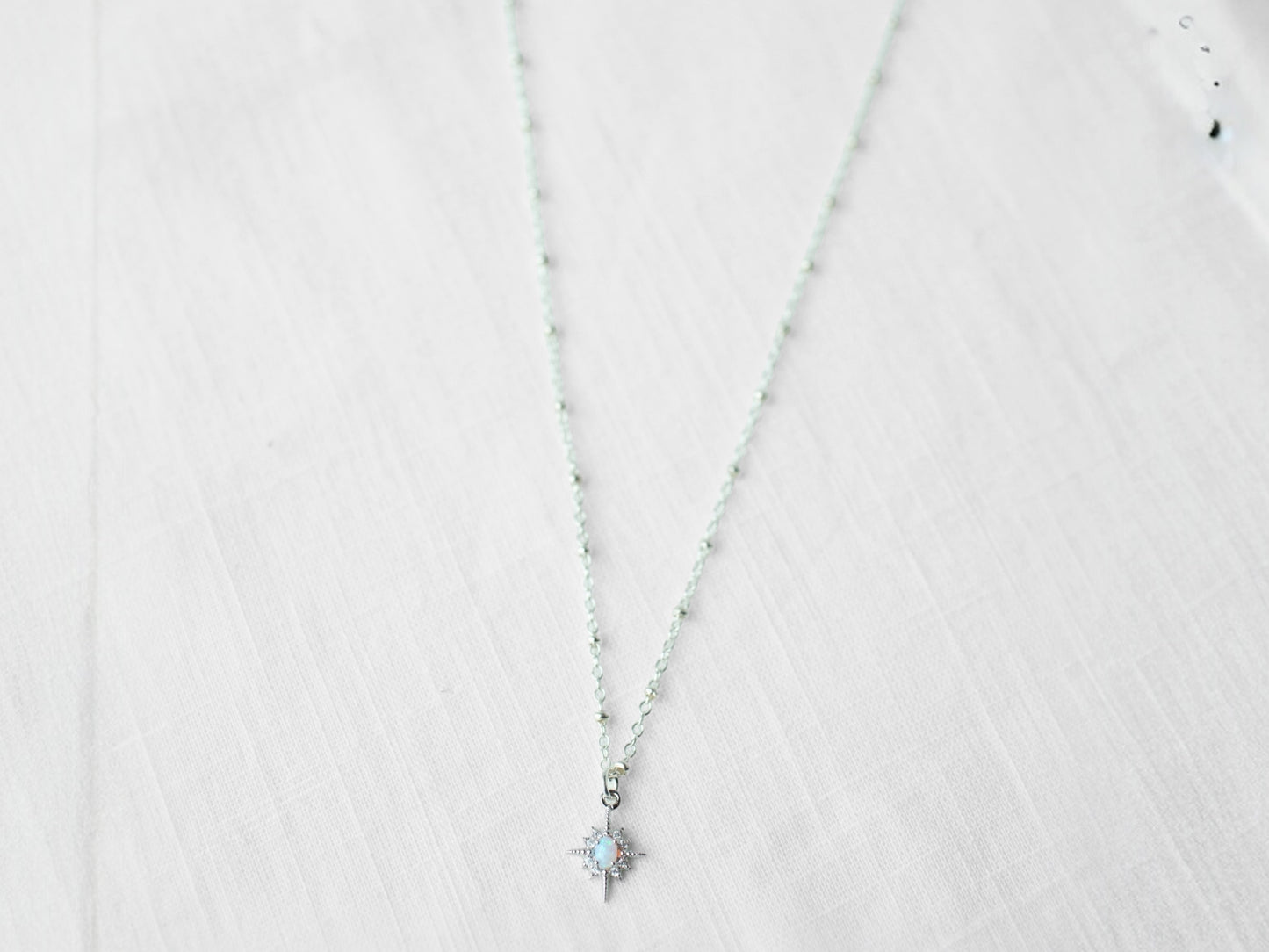 Silver Lucky Star Necklace For Women