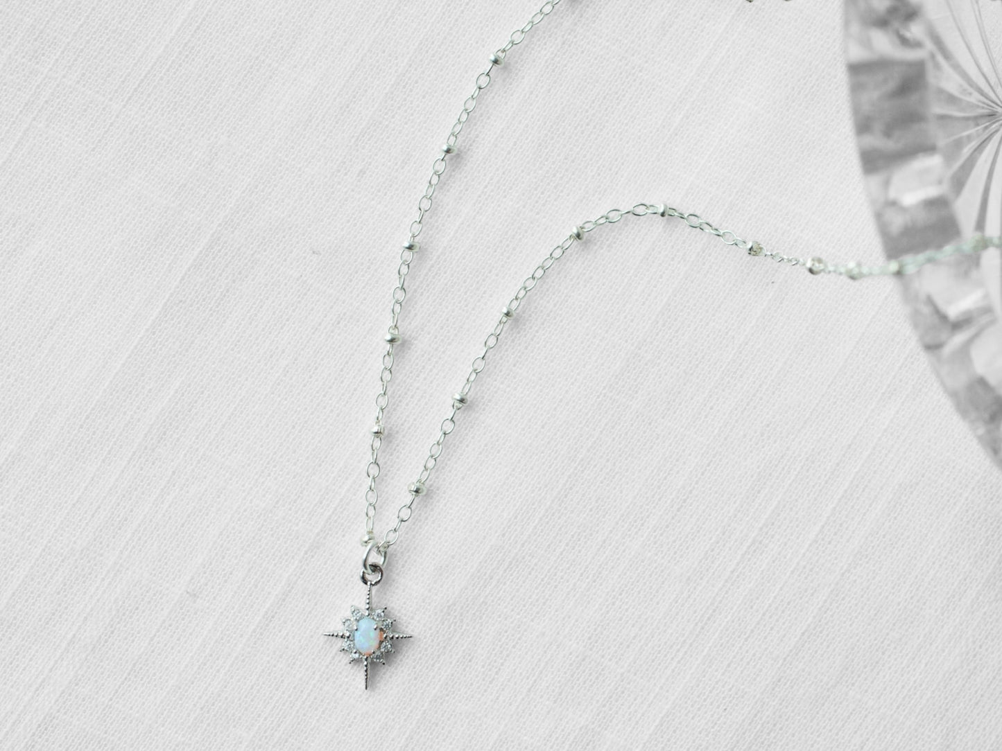 Silver Lucky Star Necklace For Women