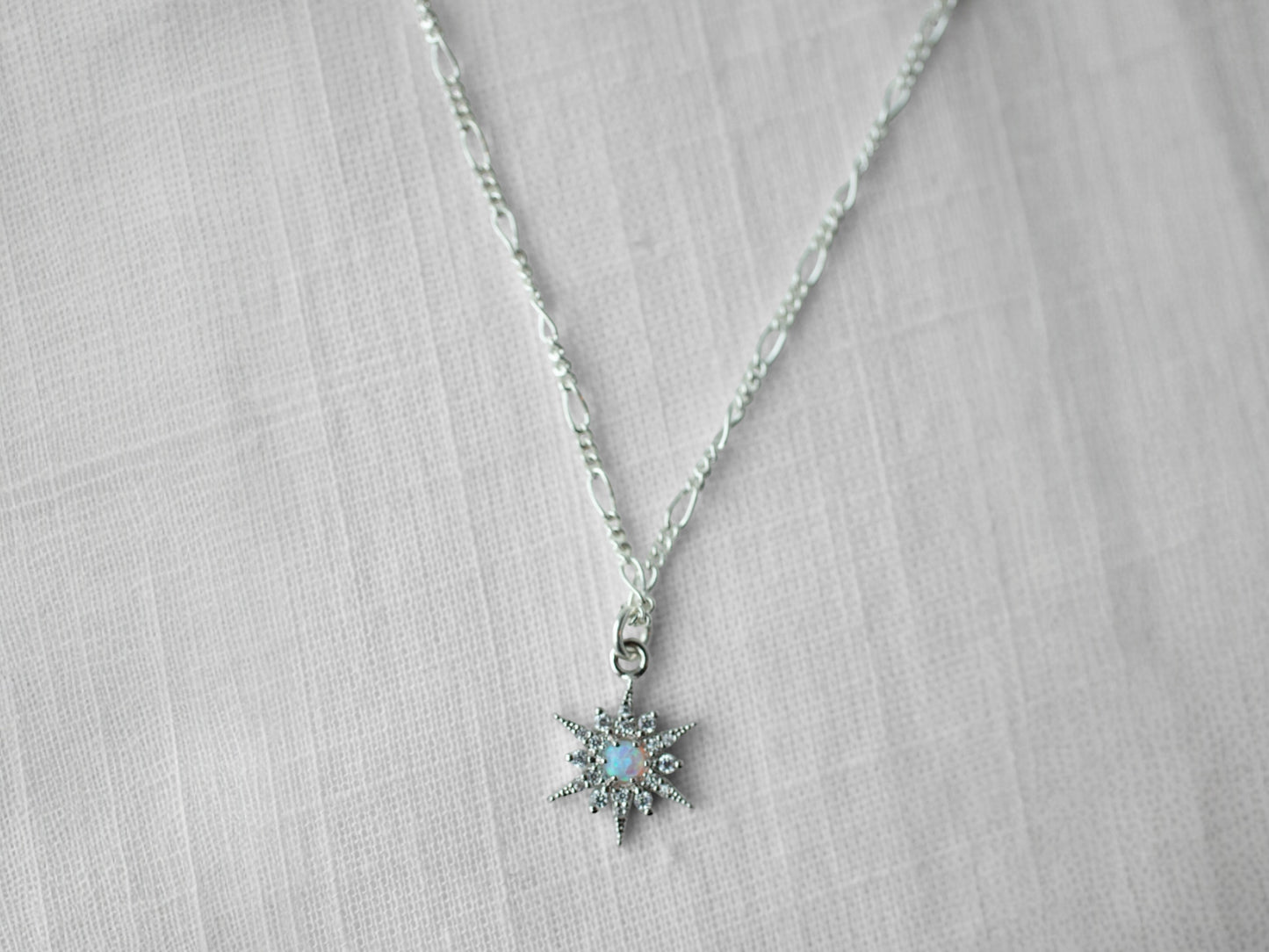 Silver Starburst Necklace