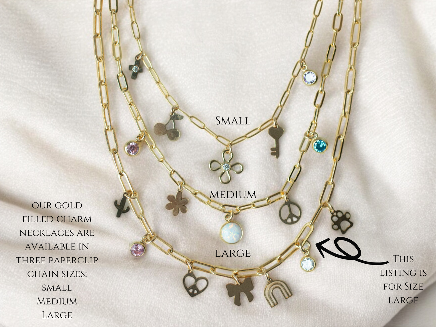 custom charm necklaces