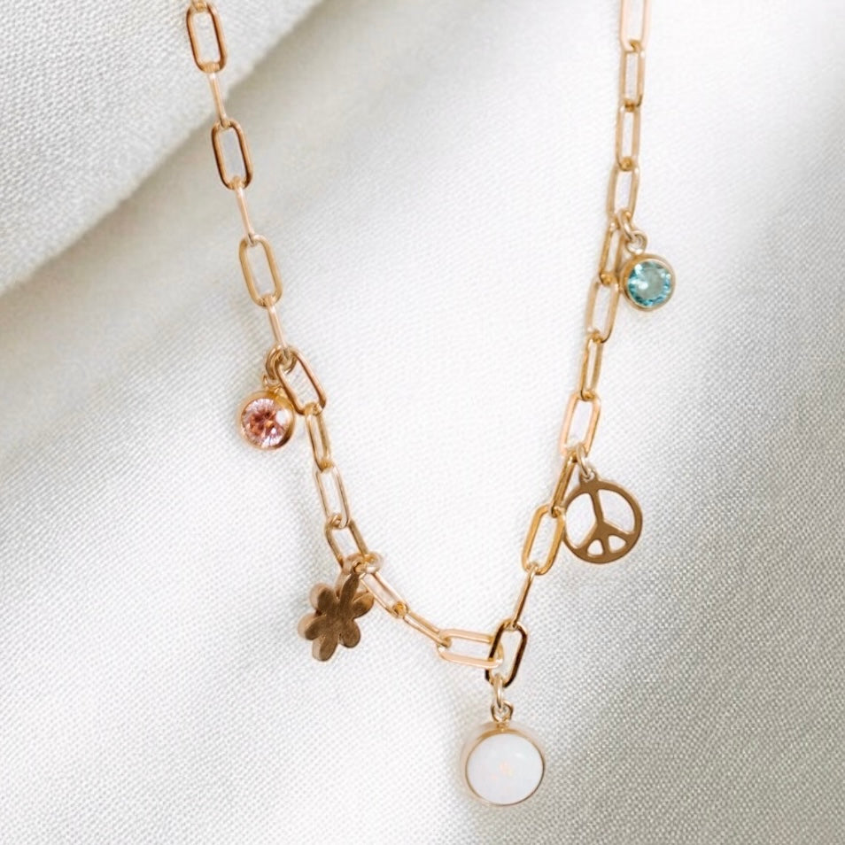 gold filled charm jewelry