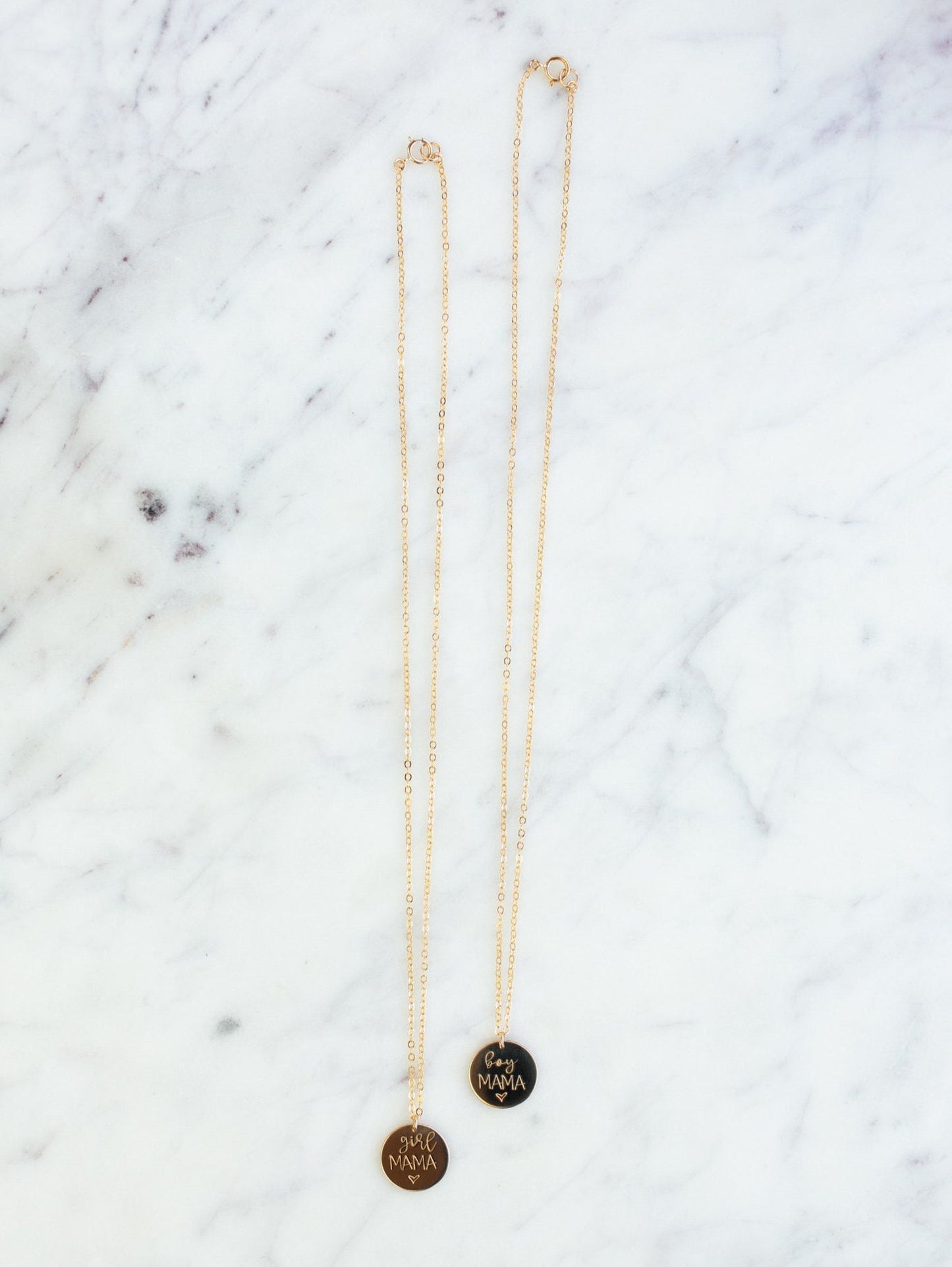 Girl Mama or Boy Mama Necklace For Womens