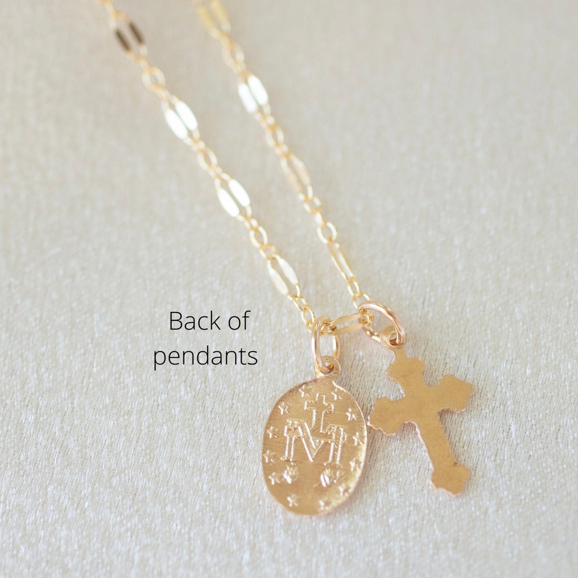 Virgin Mary Cross Necklace For Women