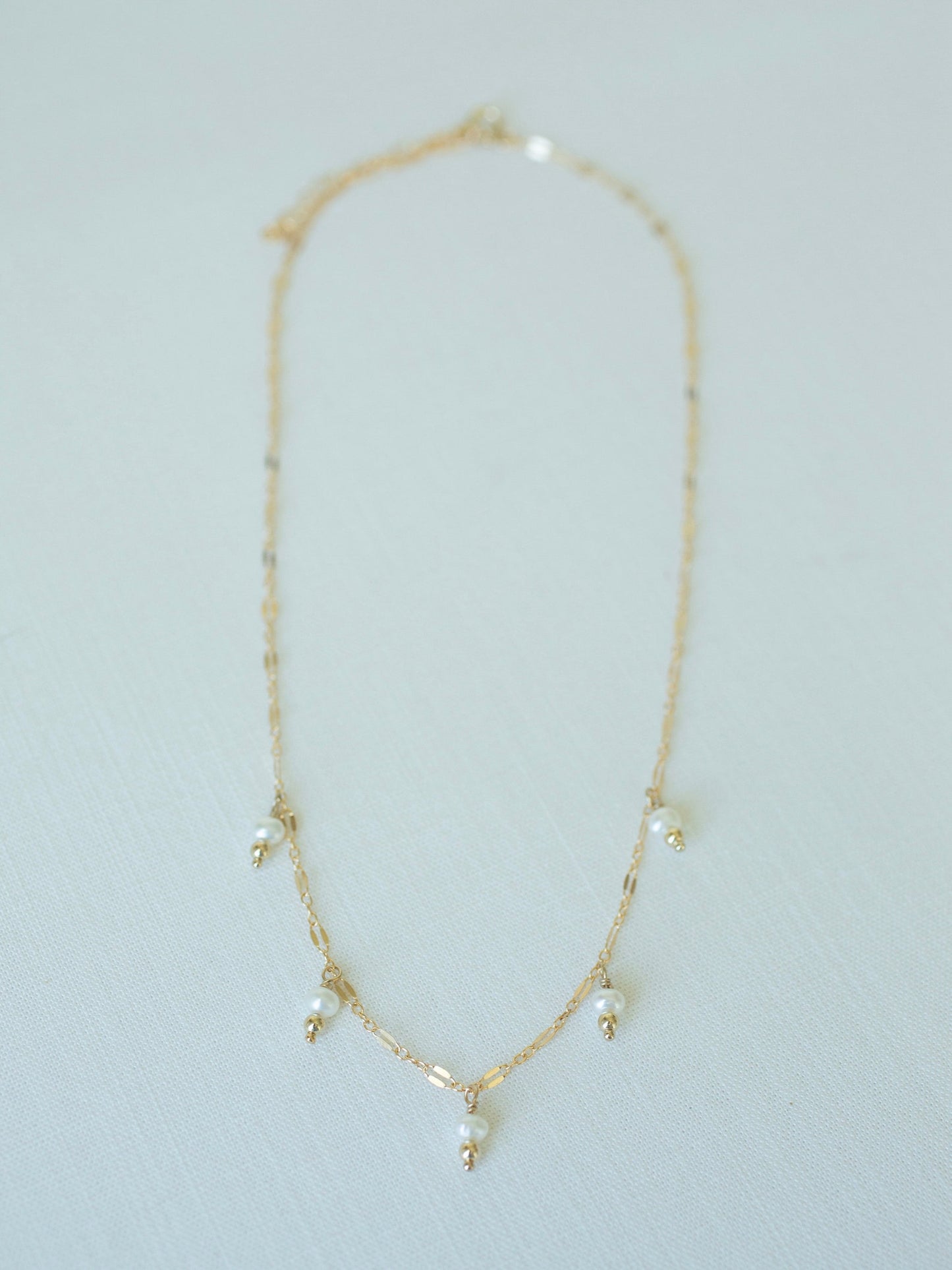 Pearl Droplets Necklace