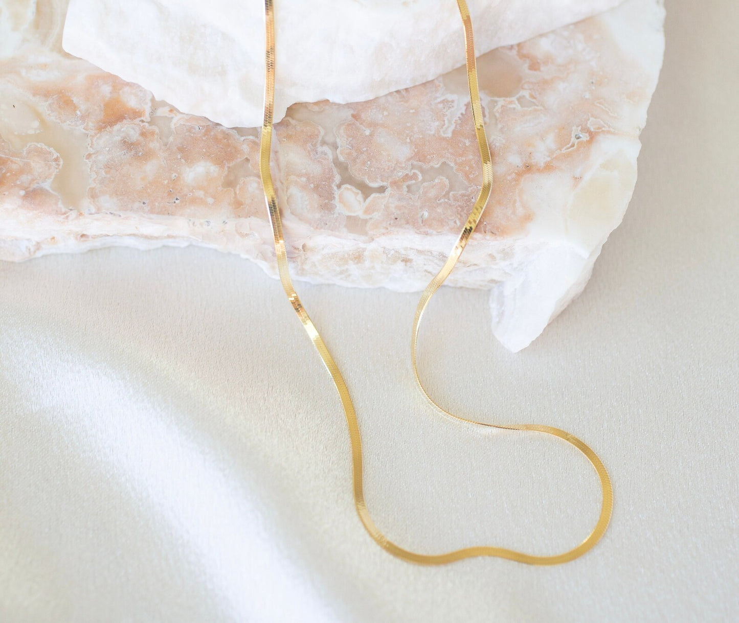 Small Herringbone Necklace