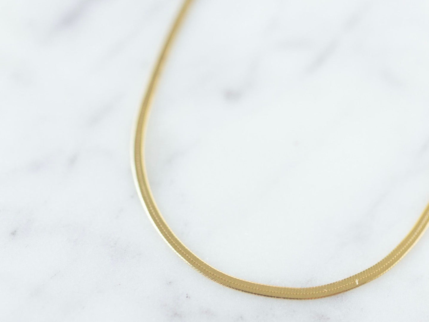 Small Herringbone Necklace