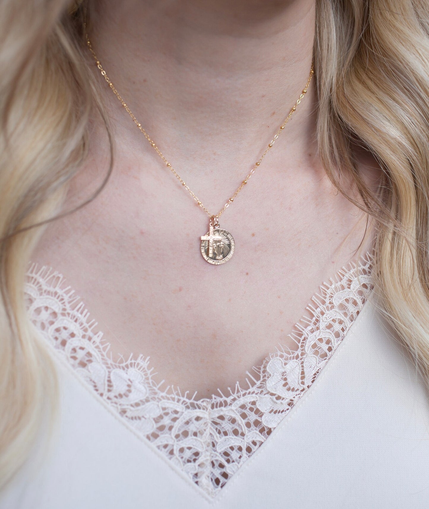 Faith Mary Necklace