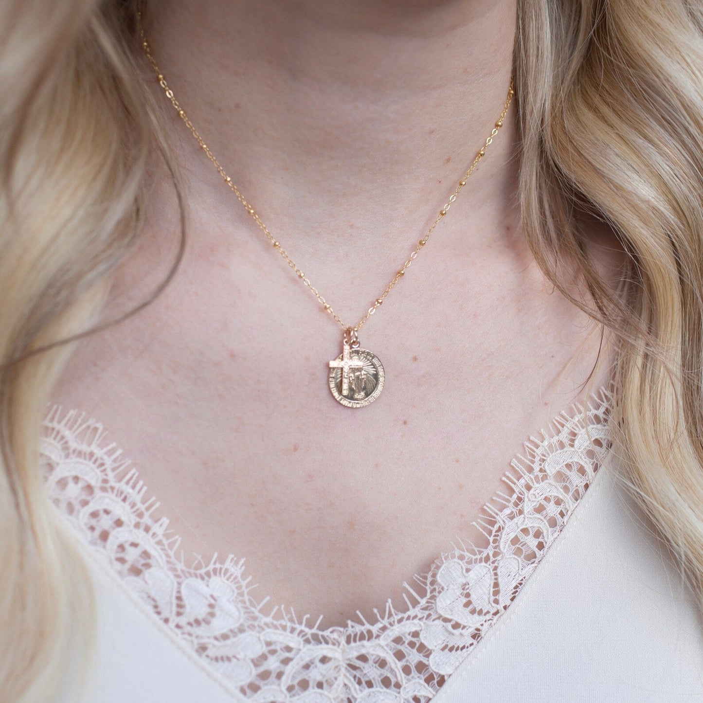Faith Mary Necklace
