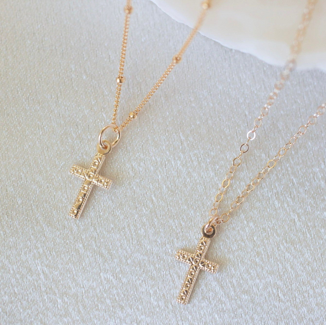 Tiny Cross Necklace For Women