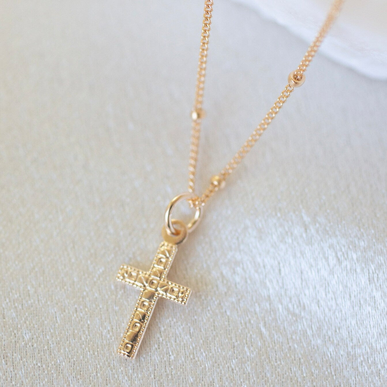 Tiny Cross Necklace
