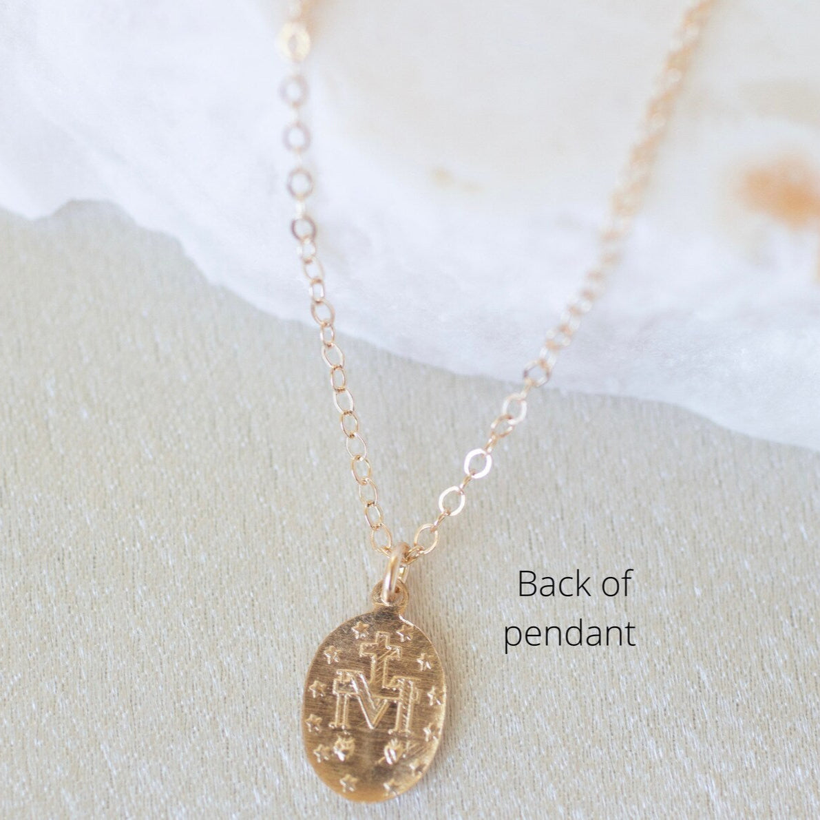 Tiny Mary Necklace