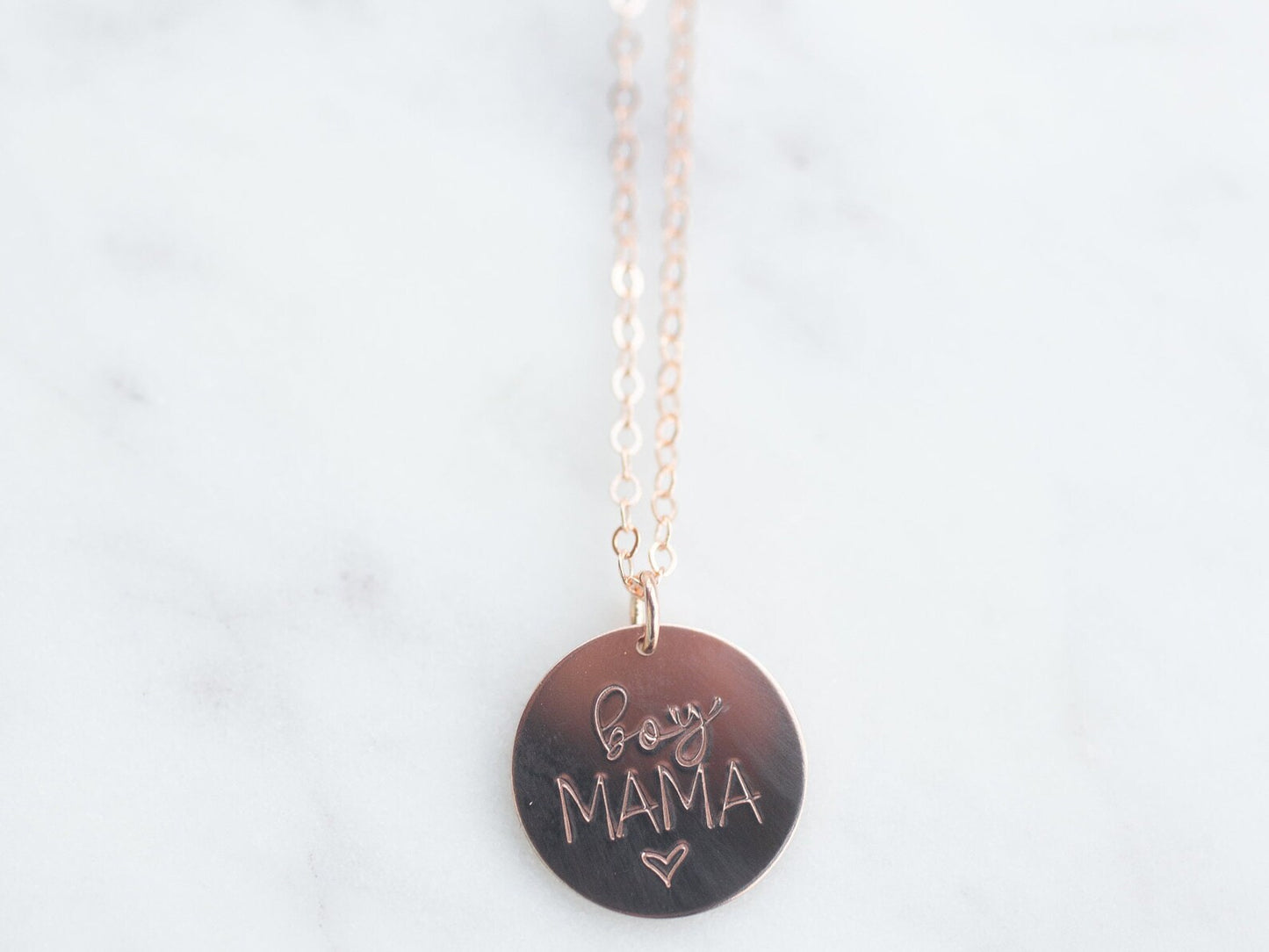 Top Girl Mama or Boy Mama Necklace