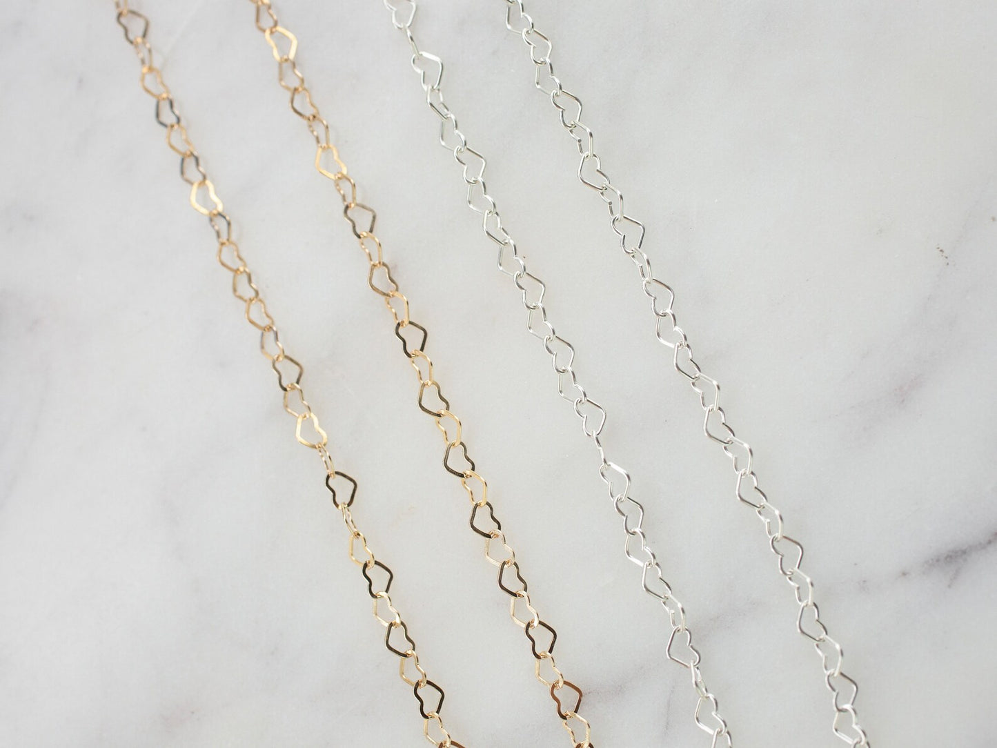 rose gold heart bracelet