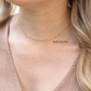 14k Gold Paperclip Necklace