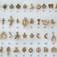 14k gold filled charms