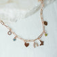 14k gold necklace with charm