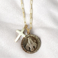 Mary Cross Necklace