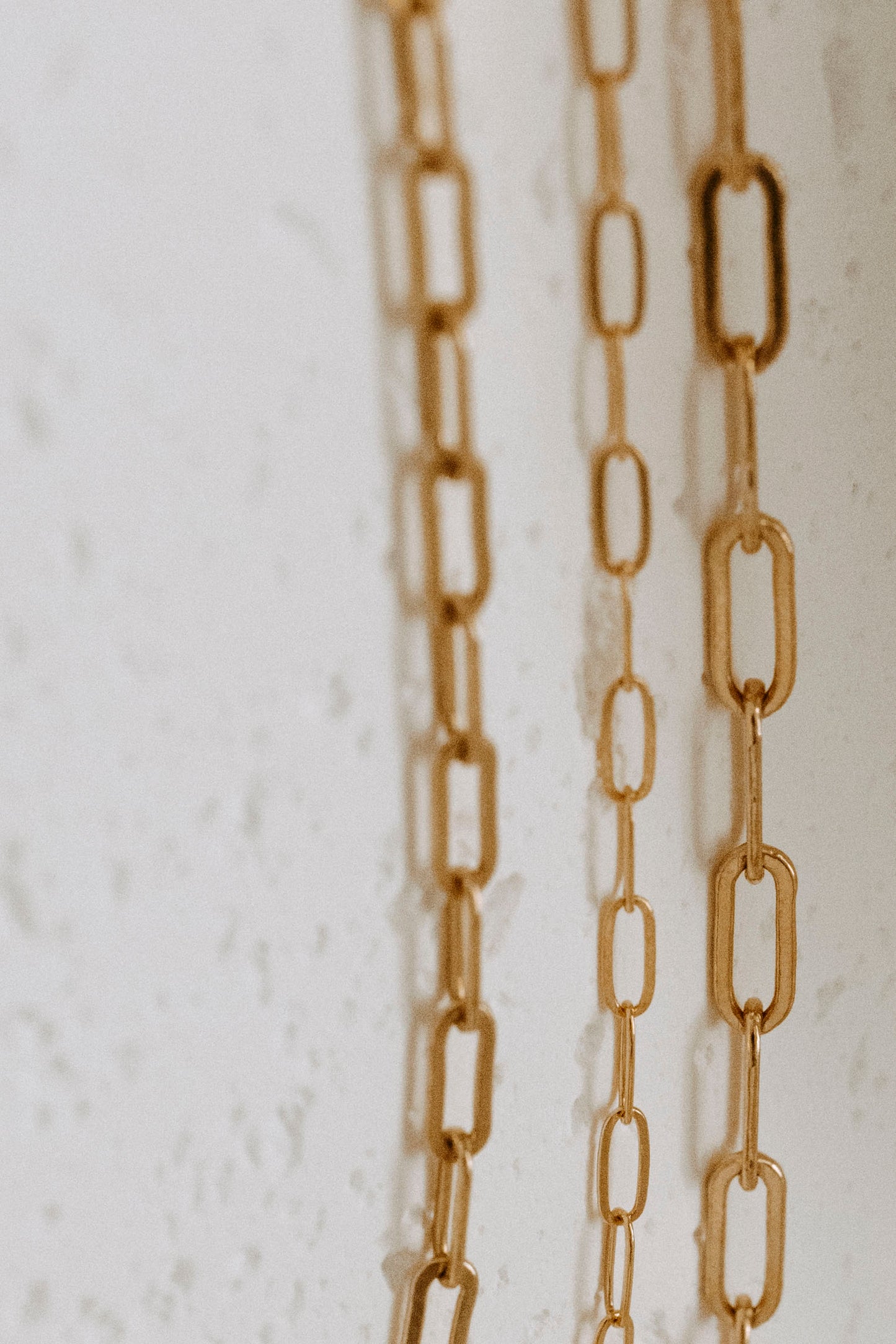 Gold Filled Paperclip Necklace