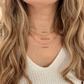 Gold Filled Paperclip Necklace