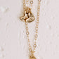 Gold Filled Heart Initial Necklace