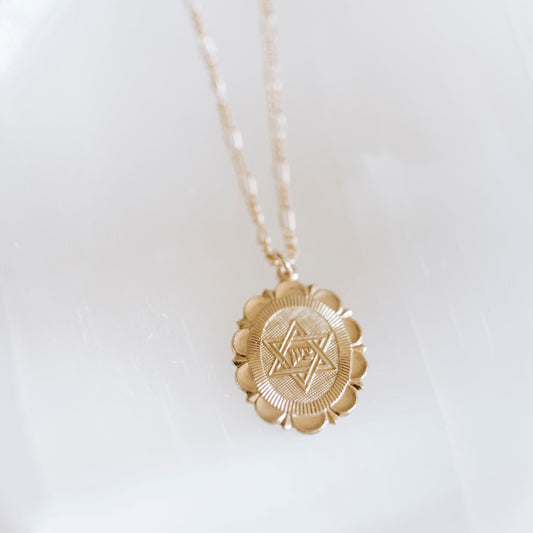Gold Filled Star of David Necklace