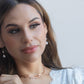 Gold Pearl Leverback Earrings