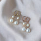 Pearl Leverback Earrings