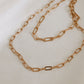 Rose Gold Paperclip Necklace