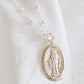 Silver Medallion Necklace
