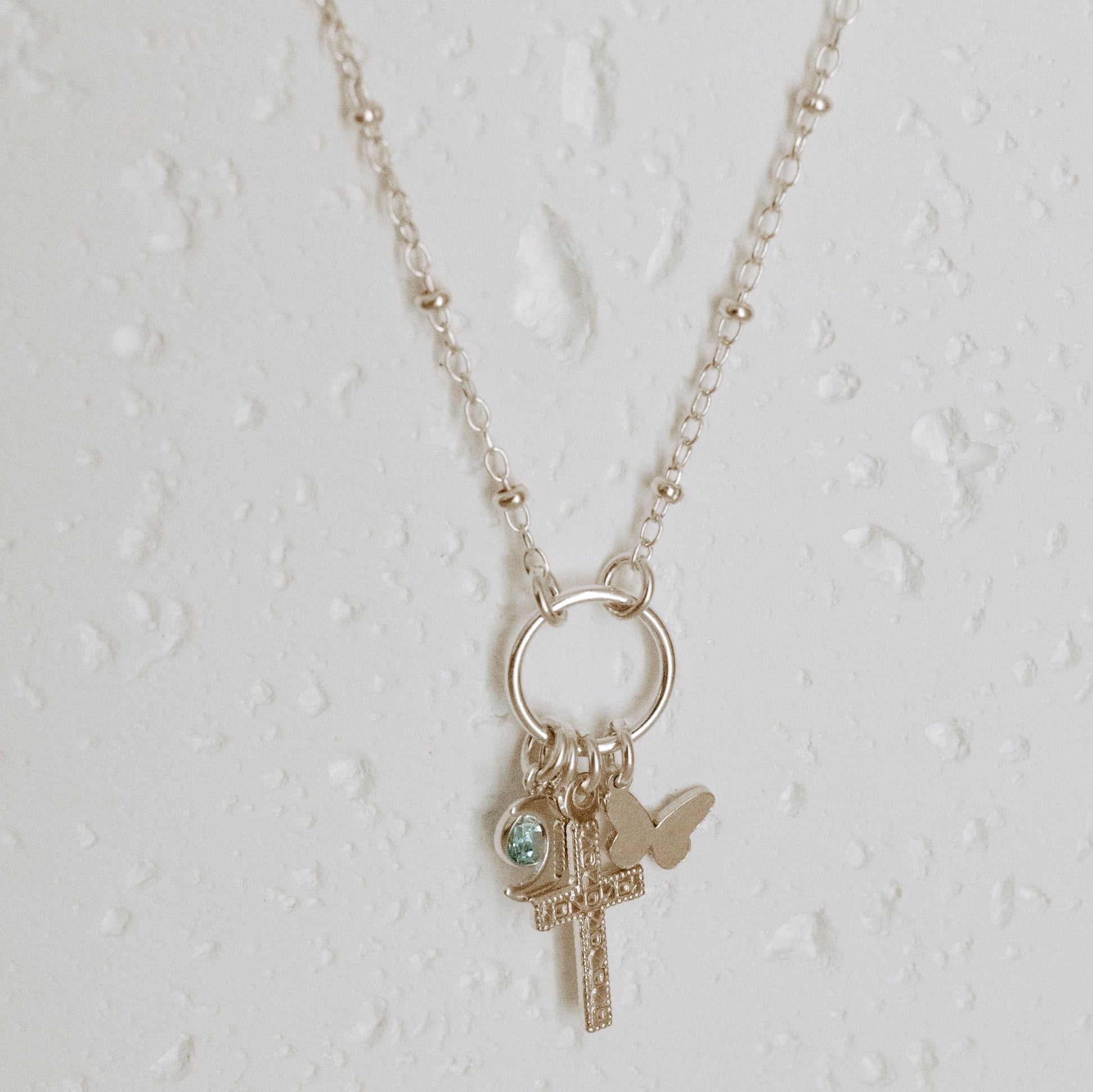 Sterling Silver Charm Necklace