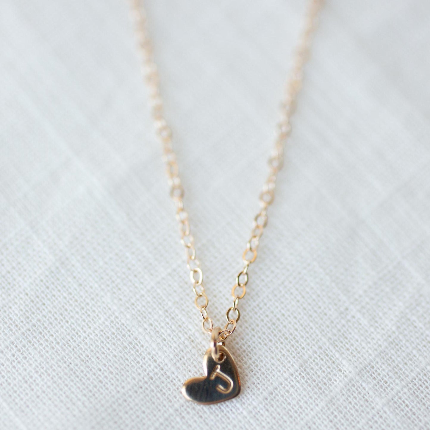 Heart initial necklace, initial necklace for mom, new mom gift, gifts for women, custom necklace, mothers day gift, gold filled heart