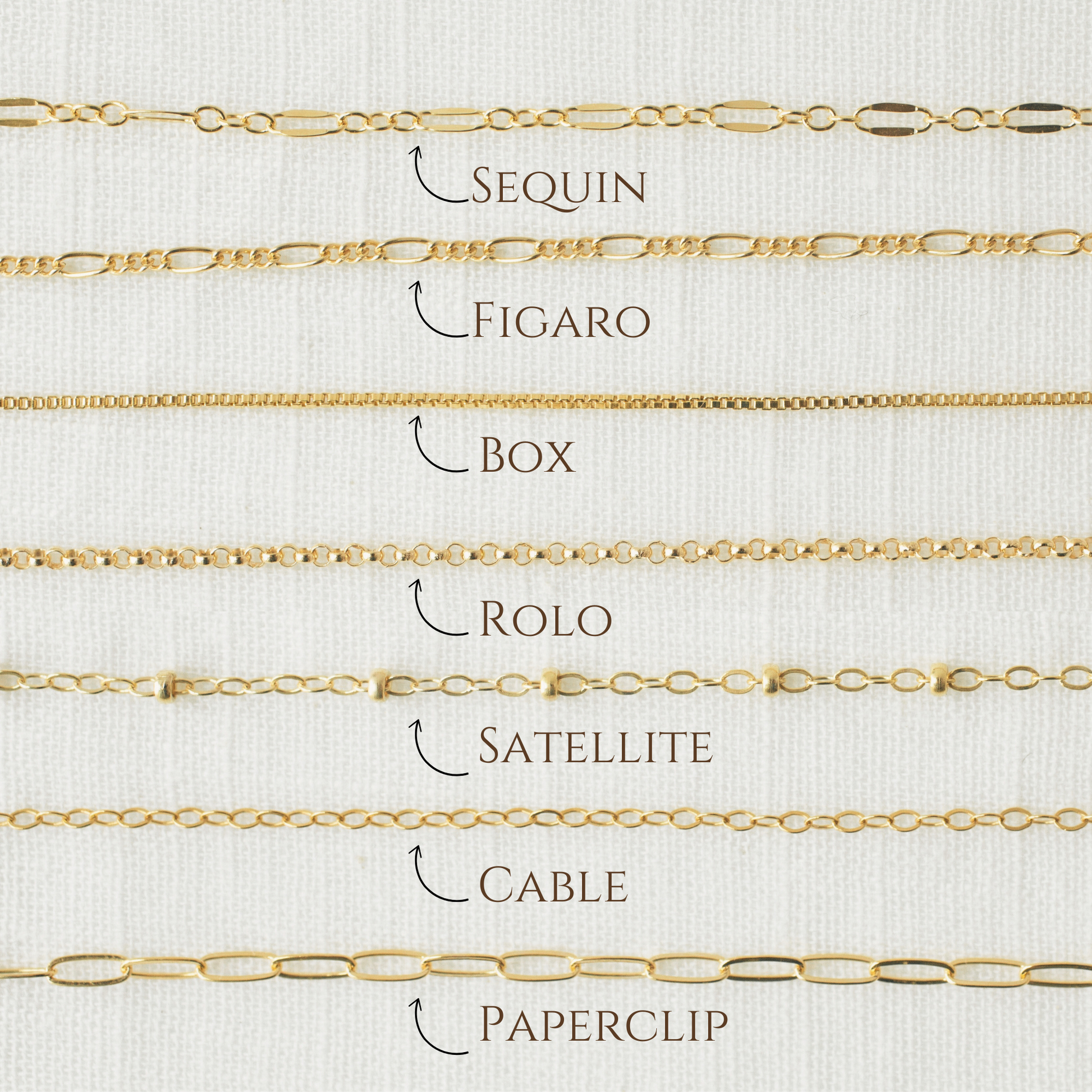 gold filled chains