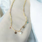gold filled charm necklace