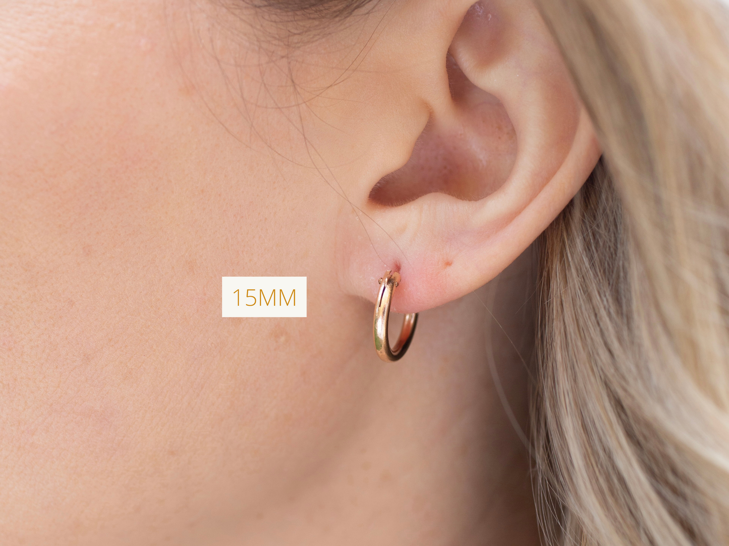 gold filled earring hoops