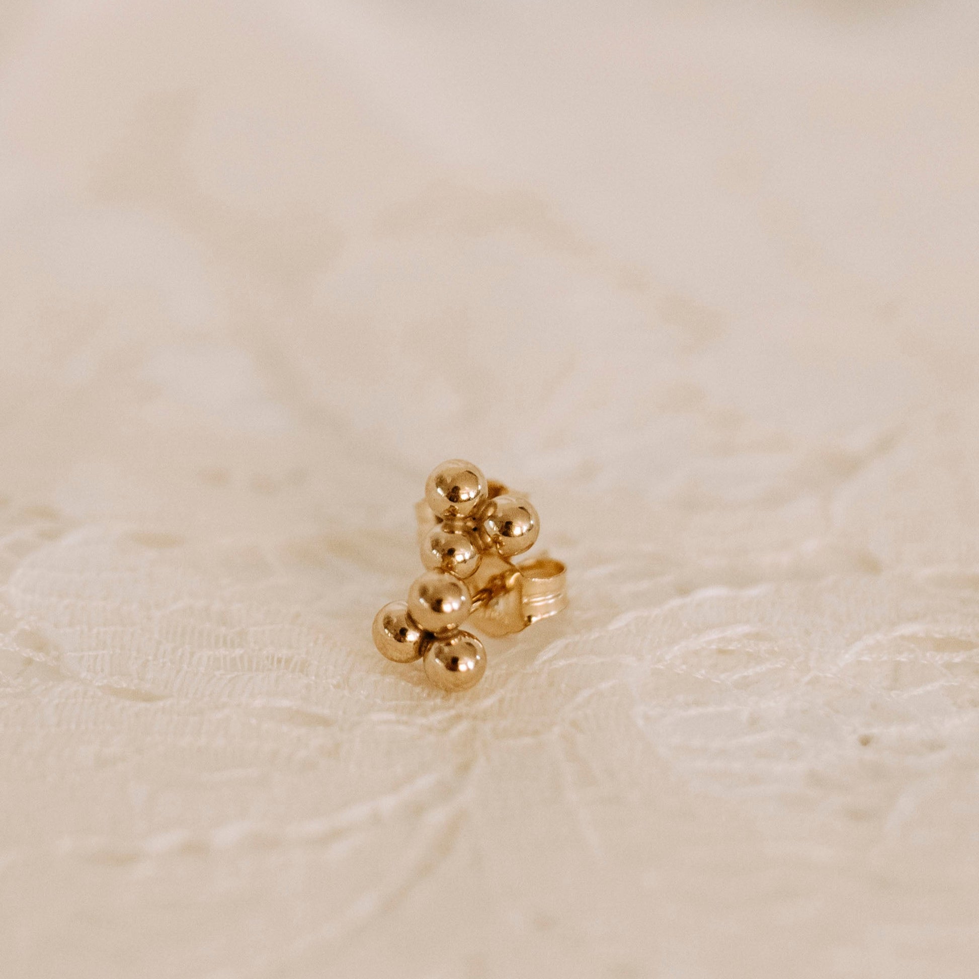gold filled post earrings