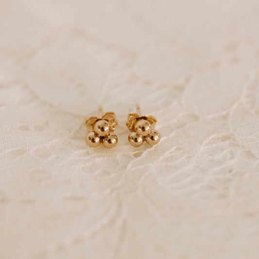 gold filled stud earrings