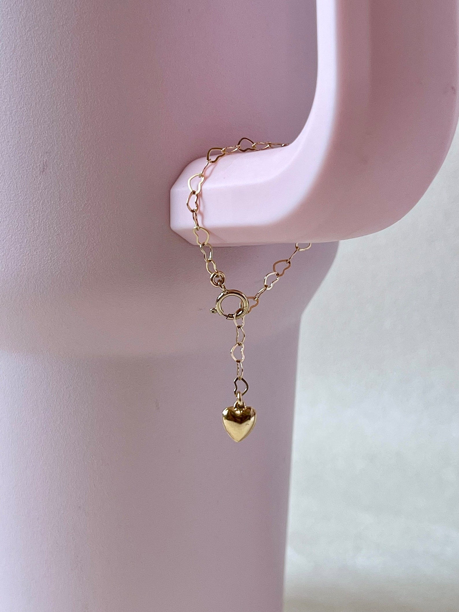 Heart Stanley Cup Charm – Sugar Fairy Jewelry
