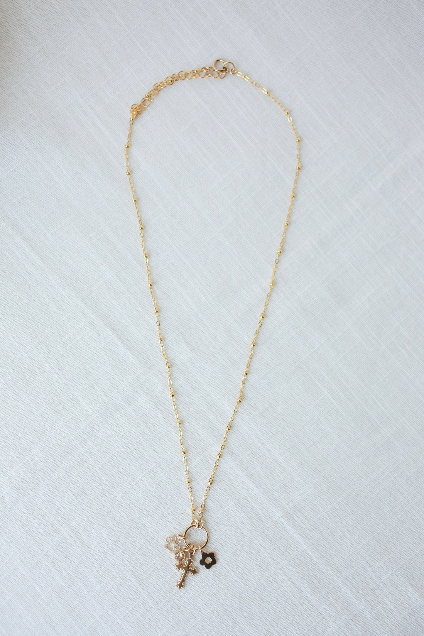 Gold Filled Charm Necklace