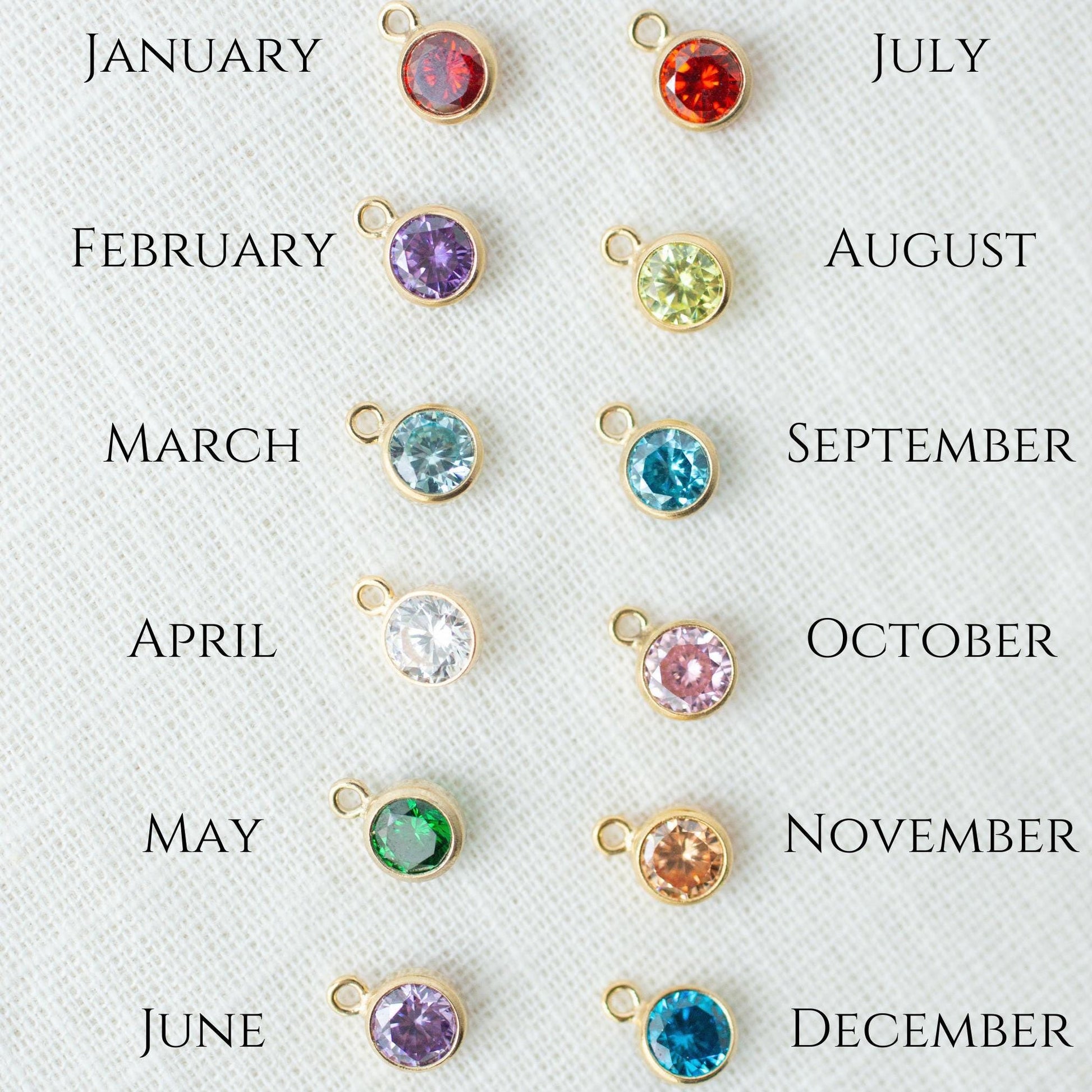 Birth month flower birthstone necklace, birthstone necklace, mom gift, gifts for women, custom necklace, flower necklace