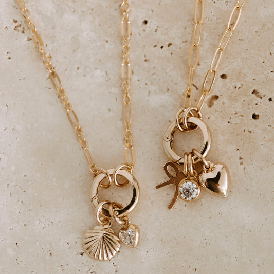 Open Ring Charm Necklace