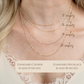 rose gold necklace womens