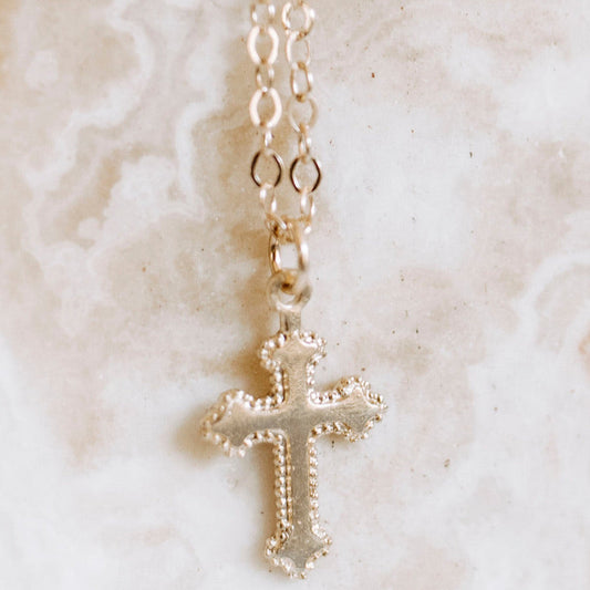 Tiny Cross Necklace 